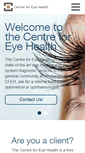 Mobile Screenshot of centreforeyehealth.com.au